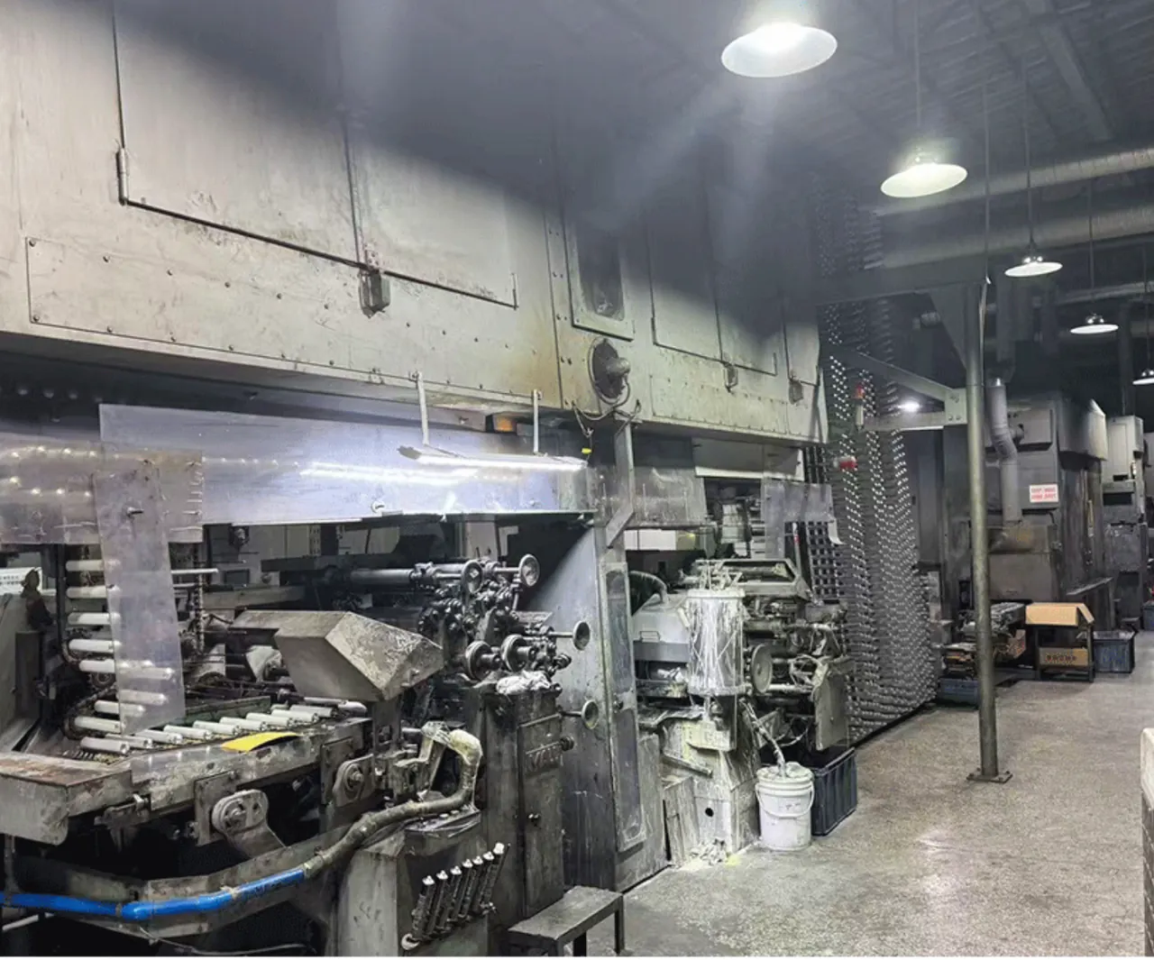 Wide view of Xinyu Tube aluminum tube production equipment
